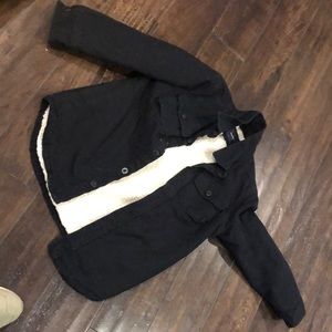 Kids thick button up